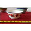 Image 6 : Lot of Enamelware Bowls 7 Pcs.