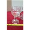 Image 2 : Lot of Glassware - 4 Matching Goblets