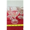 Image 3 : Lot of Glassware - 4 Matching Goblets
