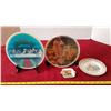 Image 1 : Lot of Decorative Plates - 2 With Stands