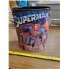 Image 1 : ORIGINAL 1978 DC COMICS SUPERMAN GARBAGE CAN