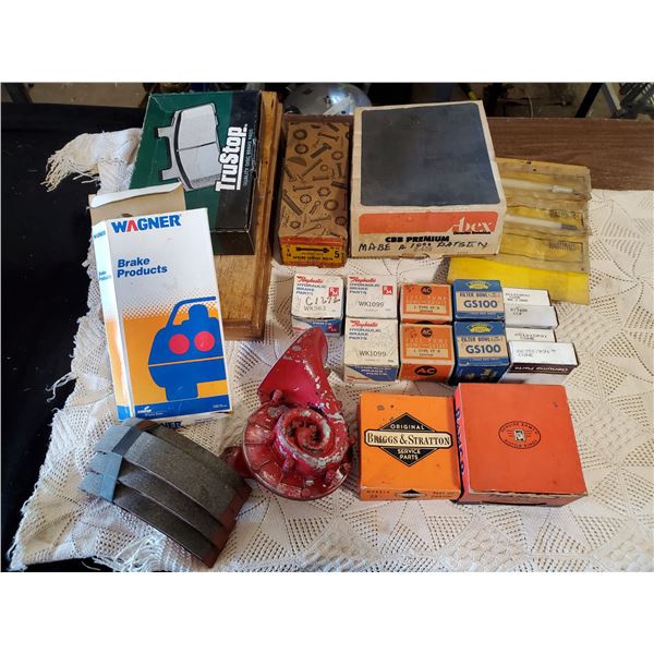 N.O.S. BRAKE PARTS, PISTON RINGS, CASE I/H, HORN