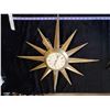 Image 1 : INGRAHAM STARBURST CLOCK - WORKING