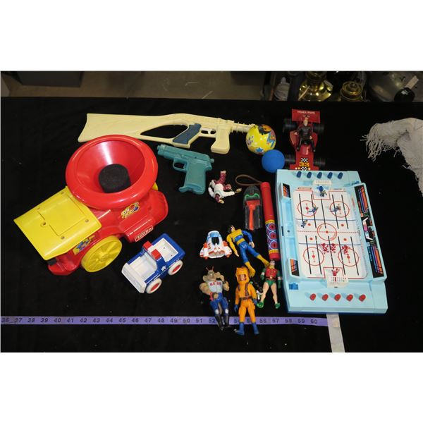 Lot of misc. Toys (The Real Ghostbusters, Batman, Tonka, etc.)