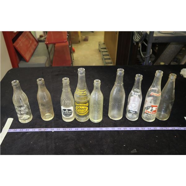 Prince Albert Mineral Water Bottles & Other Misc. Glass Soda Bottles