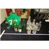 Image 1 : Coke, 7up, & misc. Soda Bottles with 7up Crate
