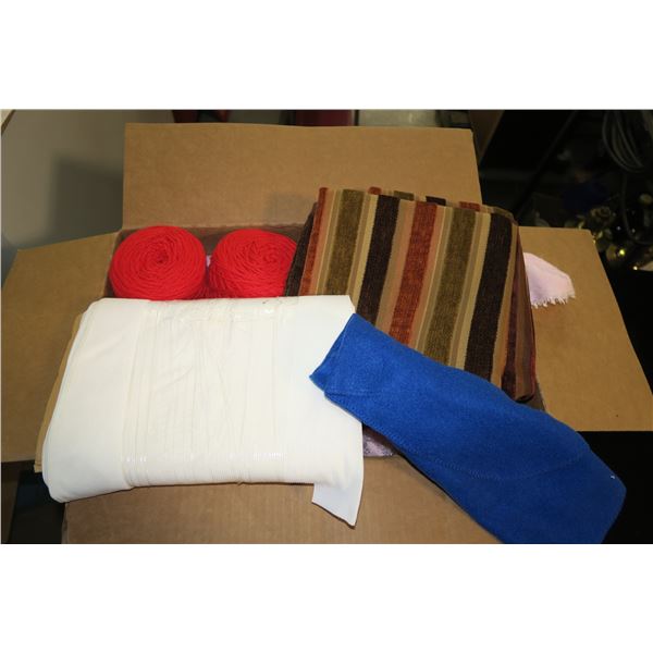 Lot of Misc. Fabric & Material