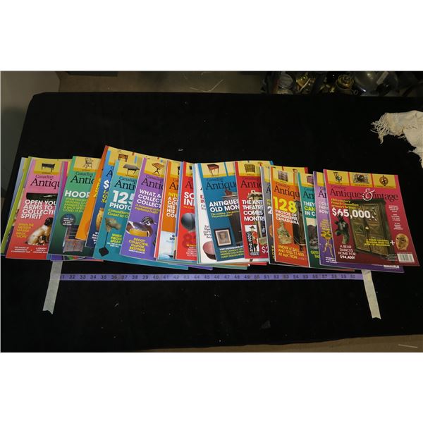 Lot of "Antique & Vintage Magazine"