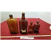 Image 1 : Lot Vintage Amber Glass
