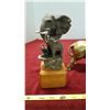 Image 3 : 3 Elephant Figurines (1 Brass)