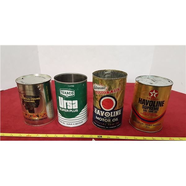 Lot 4 Tins