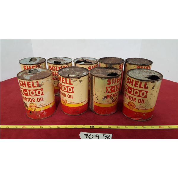 9 Shell Tins