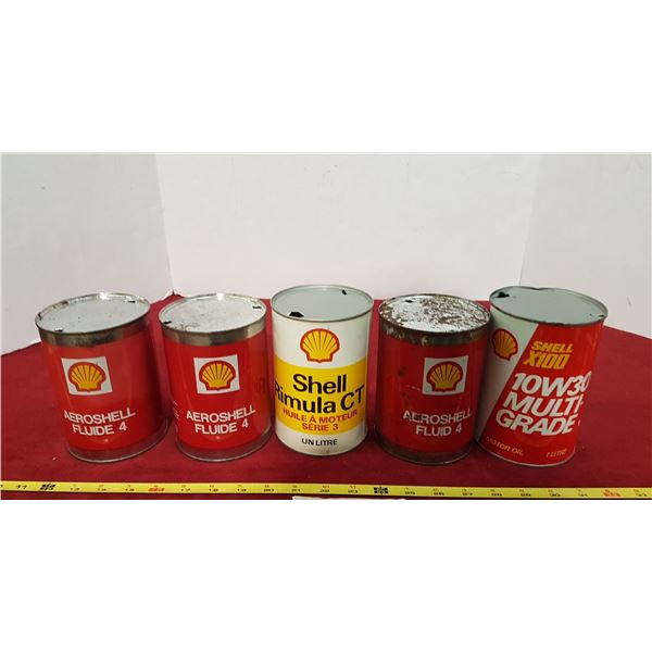 5 Shell Tins