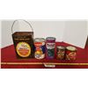 5 Vintage Food Tins