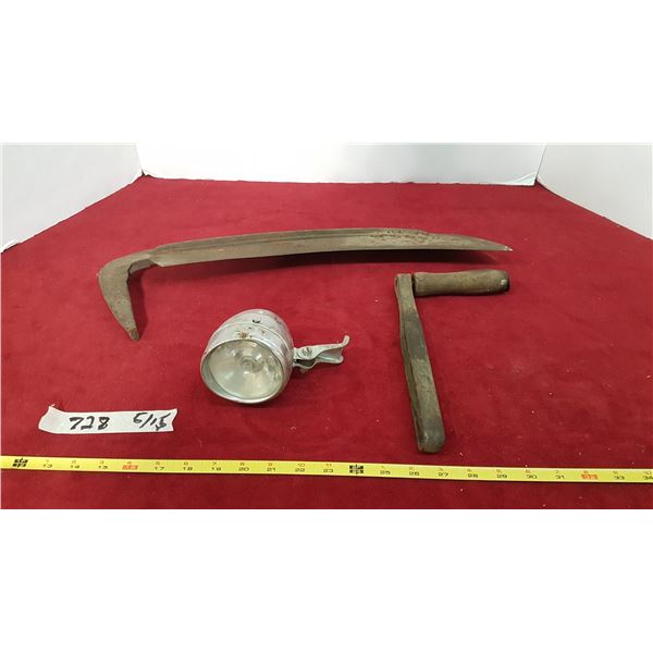 Sickle & Handle & Light