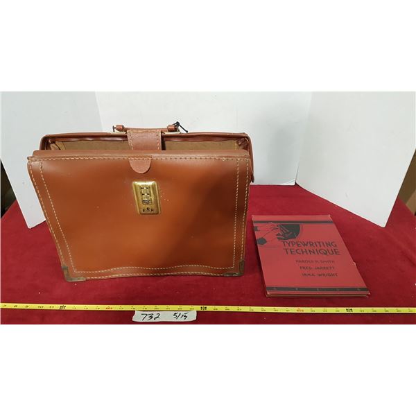 Vintage Briefcase & Book Schmalz Auctions