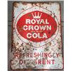 Image 1 : Royal Crown Cola Sign 48" X 36"