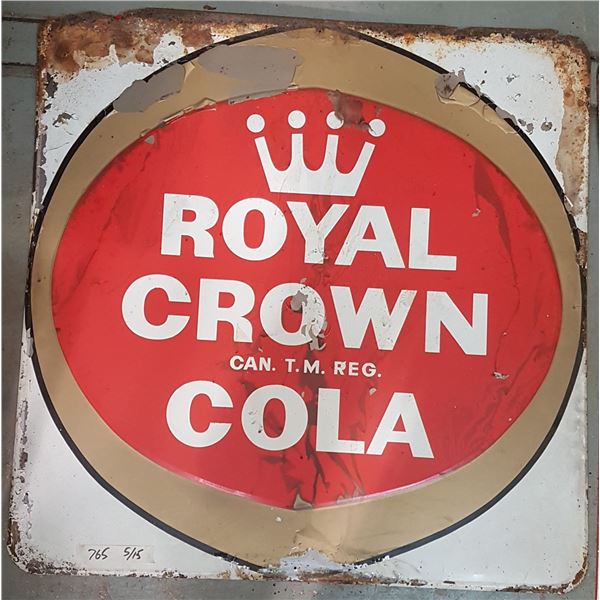 Royal Crown Cola Sign 36" X  36"