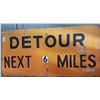 Image 1 : Detour Sign 48" X 24"