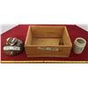 Image 1 : 2 Crock Pieces & Crate