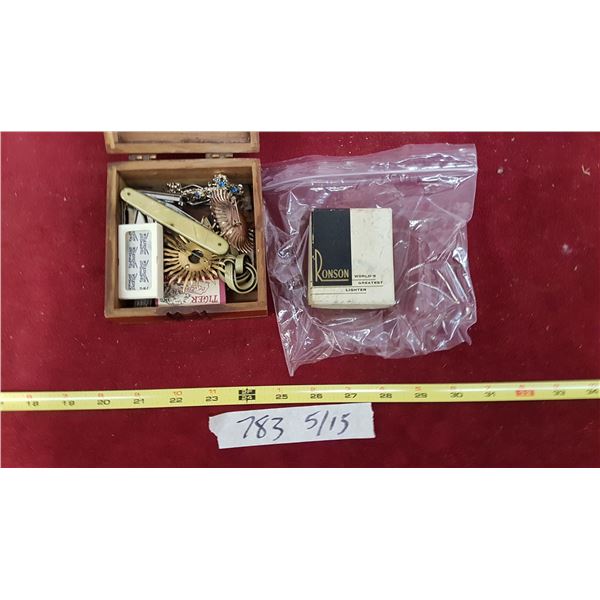 Lot Razor & Lighter & Misc. Items