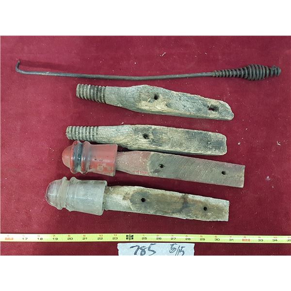 Fireplace Poker & Insulators