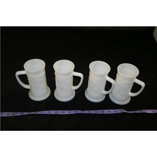 Set of 4 Fire King Mugs