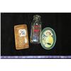 Image 1 : Vintage Milk Bottle, Repro. Coke Tip Tray, & Other Tip Tray