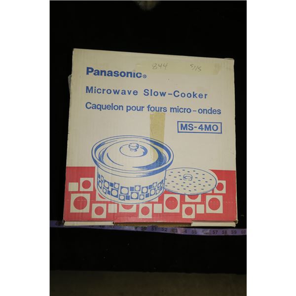 Microwave Slow Cooker, Panasonic (Original Box)