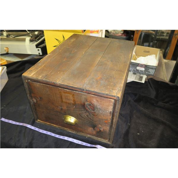 Wooden Filing Cabinet 24"×13"×18"