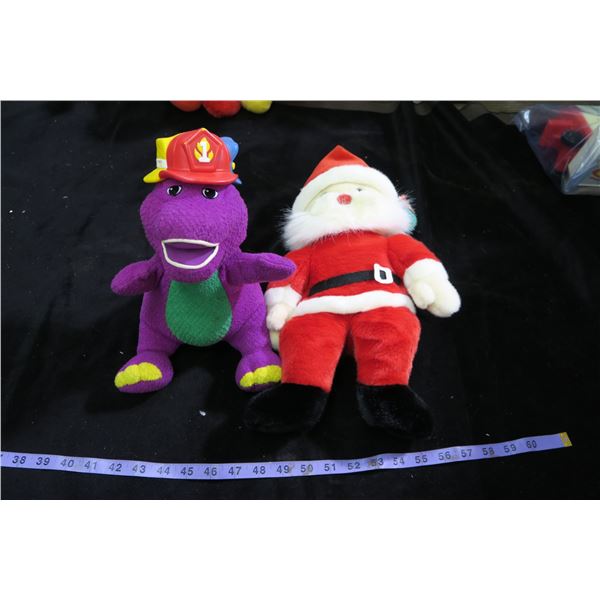 Fireman Barnie & Ty Santa