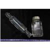 Image 1 : Glass Rolling Pin & Ribbed Jar