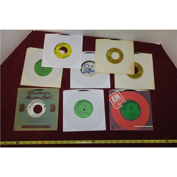 Lot Misc. Disney Records For Children