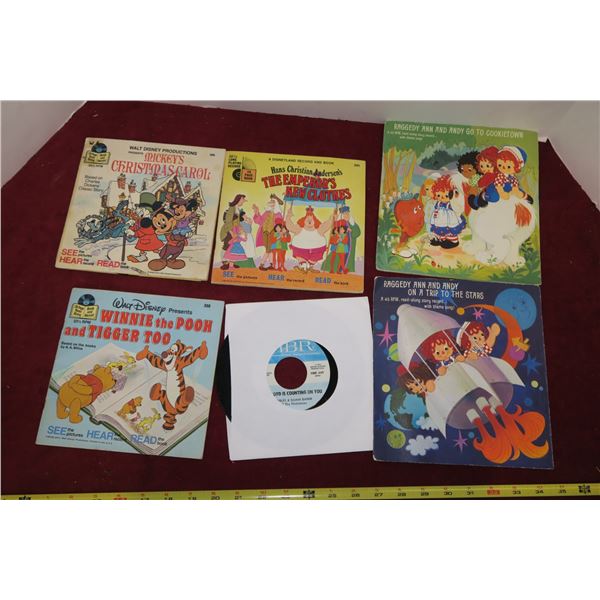 Lot Misc. Raggedy Ann Books/Records