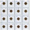 Image 5 : Collection of pennies 1940-1974 32 coins, 2 1948 & 1 1949 a points to denticle