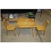 Image 1 : Children's table, 2 chairs