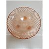 Image 2 : Pink footed bowl depression glass