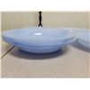 Image 3 : 6 blue glass soup bowls