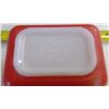 Image 5 : 2 - Pyrex Red Fridge Bowls