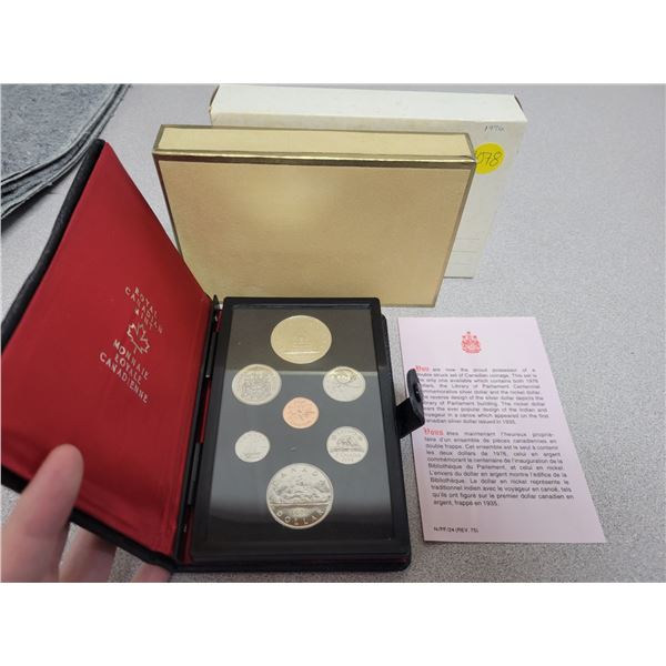 1976 Canadian double dollar set