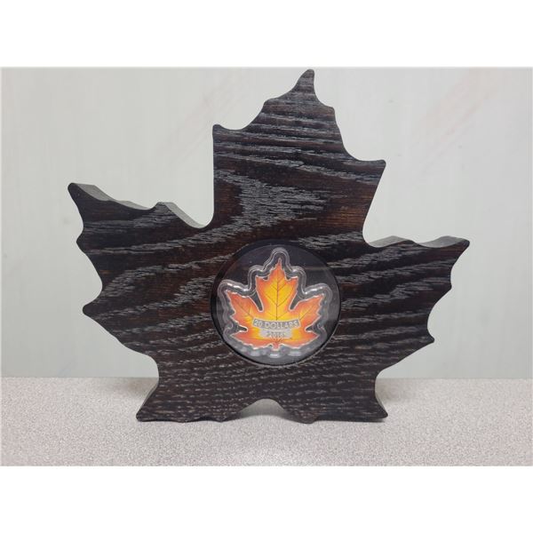 2016 $20 fine silver Canada's colorful maple leaf 99.99%