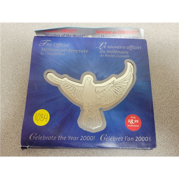 Celebrate the year 2000 Canada Post dove quarter keepsake