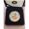 Image 2 : 2012 25¢ coloured coin - Evening Grosbeak