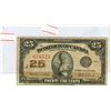 Image 1 : 1923 Canada 25 cent bank note