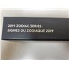 Image 7 : 2019 12 coin fine silver $5 coin set - Zodiac Series 99.99% silver