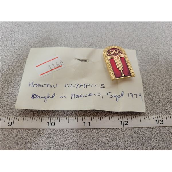 Mocsow olympic pin 1979