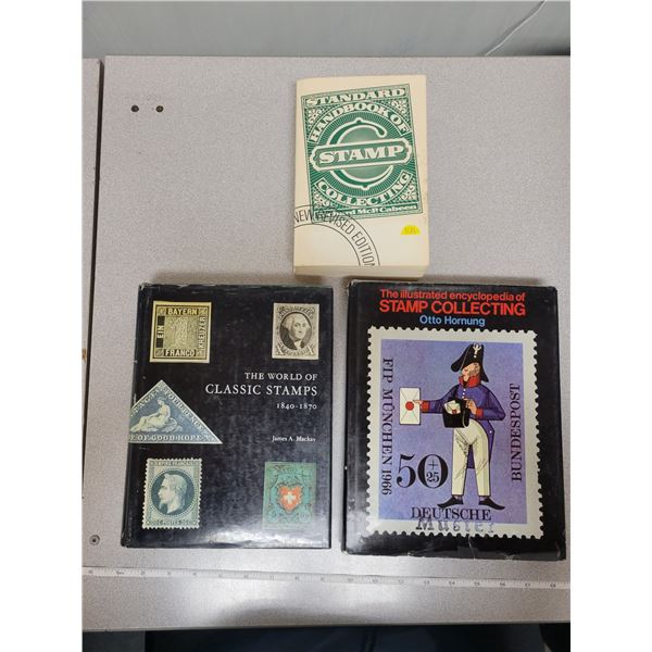 3 Books about stamps