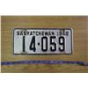 Image 1 : 1948 Saskatchewan Licence Plate