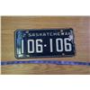Image 1 : 1962 Saskatchewan Licence Plate