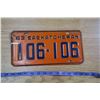 Image 1 : 1963 Saskatchewan Licence Plate